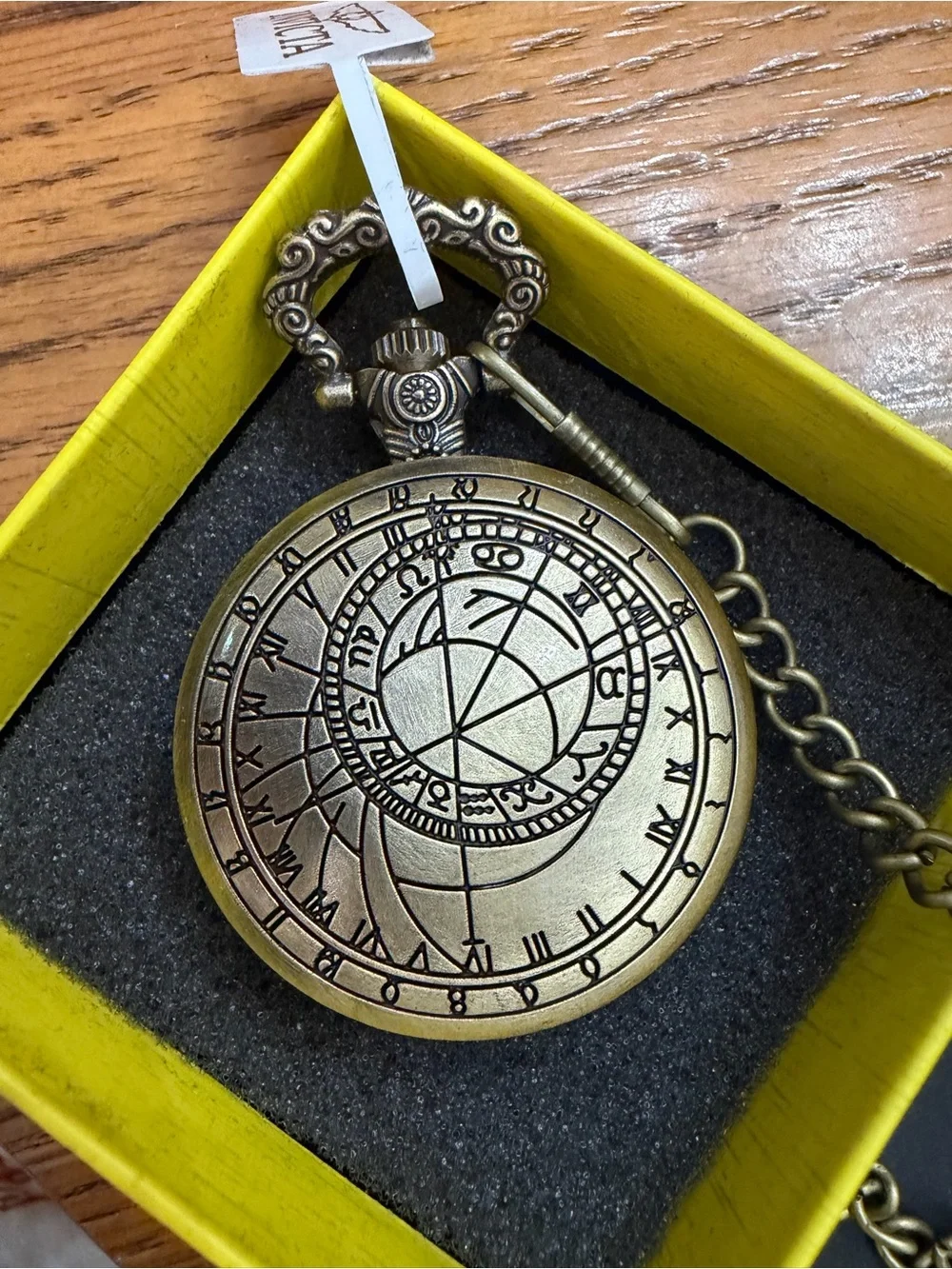 Invicta Bronze Astronomical Pocket Watch